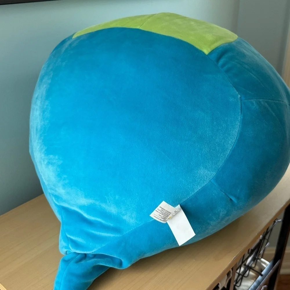 Squishmallows Blue and Green Stuffed Animal